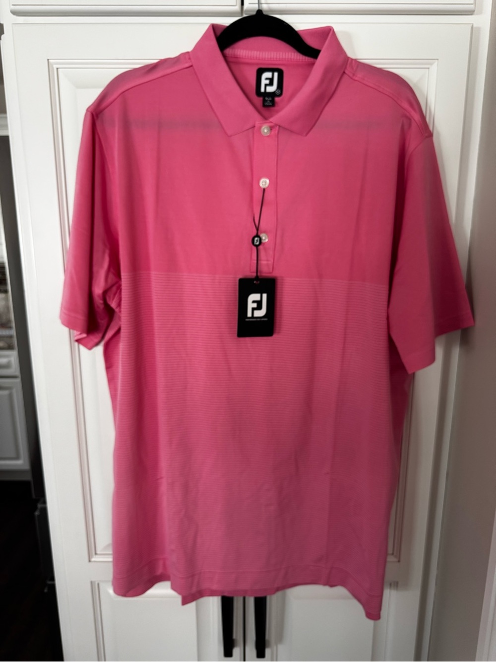 FootJoy Men's Pink Performance Polo
